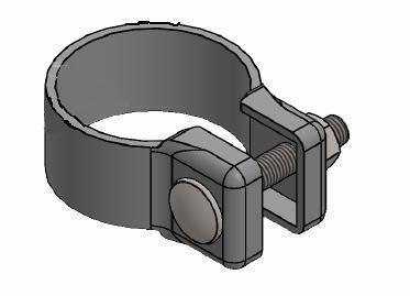 Collier de serrage, échappement WALKER ref. 81986