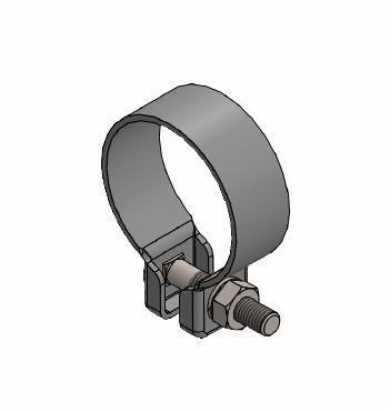 Collier de serrage, échappement WALKER ref. 82063