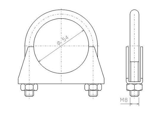 Anilhas de aperto, escape WALKER ref. 82310