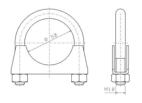 Collier de serrage, échappement WALKER ref. 82346