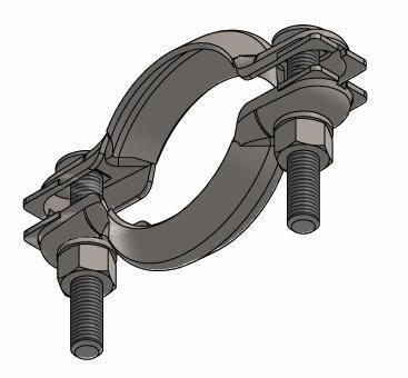 Collier de serrage, échappement WALKER ref. 86206