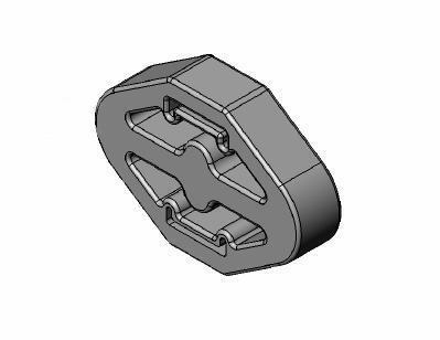 Bandes de caoutchouc, échappement WALKER 86536