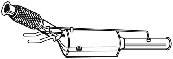 Filtre à particules / FAP (FAP diesel) WALKER ref. 93158