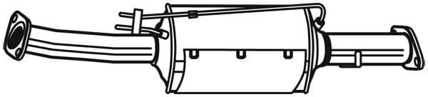 Filtre à particules / FAP (FAP diesel) WALKER ref. 93215