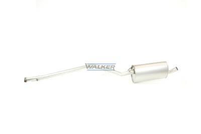Silencieux arrière (Pot d'échappement) WALKER 24063