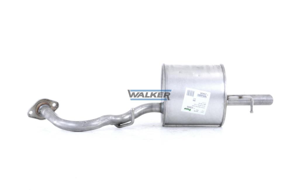 Silencieux arrière (Pot d'échappement) WALKER 23499