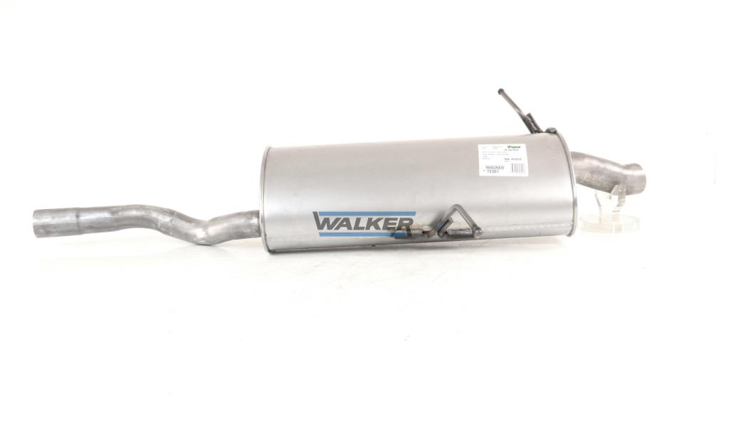 Silencieux arrière (Pot d'échappement) WALKER 72301