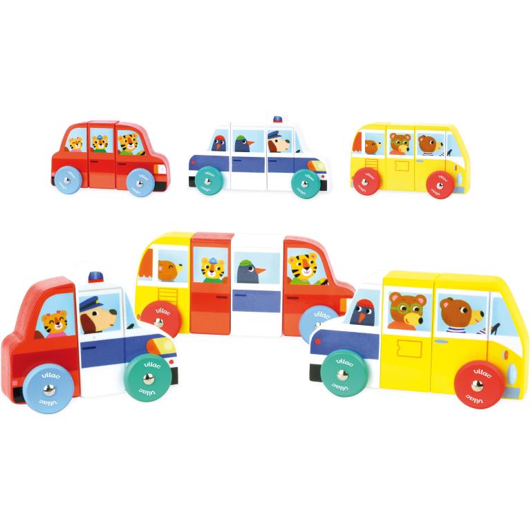 Jeux de construction VILAC Rigol'auto - ref. 1512