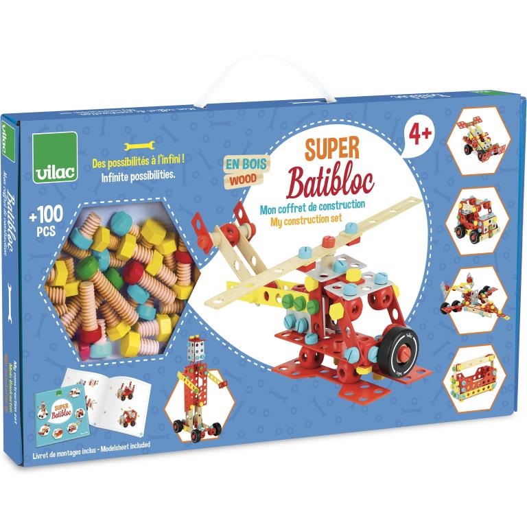 Jeux de construction VILAC Super Batibloc - ref. 2126