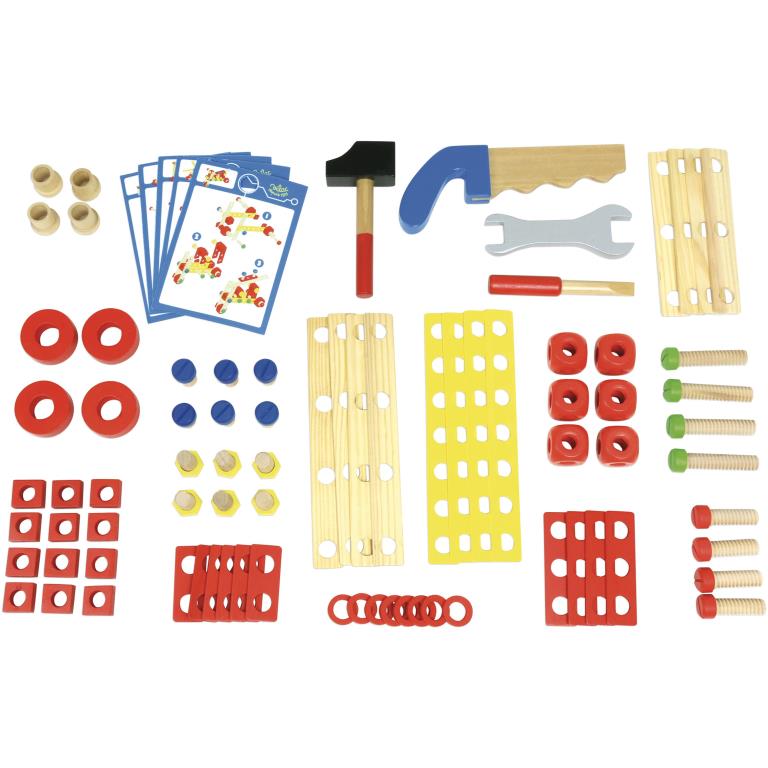 Jeux d'imitation VILAC Grand établi Batibloc et son tiroir/boîte à outils - ref. 2131