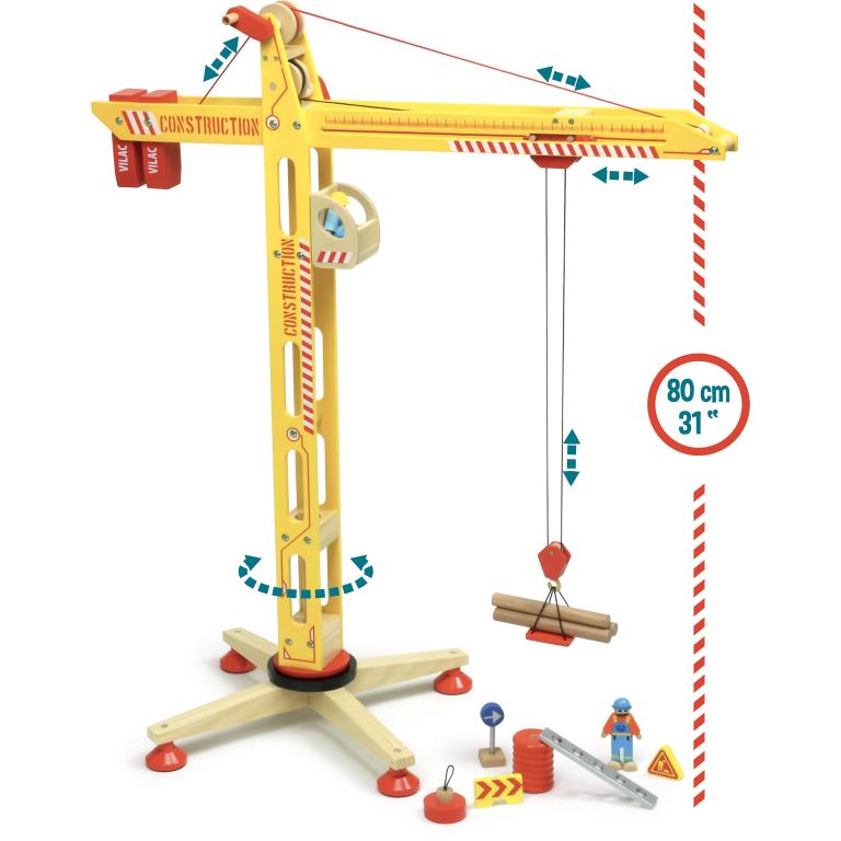 Jeux d'imitation VILAC Grande grue - ref. 2343