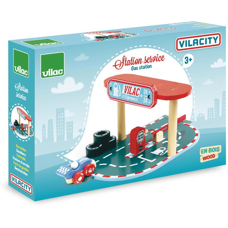Jeux d'imitation VILAC Station d'essence Vilacity - ref. 2355