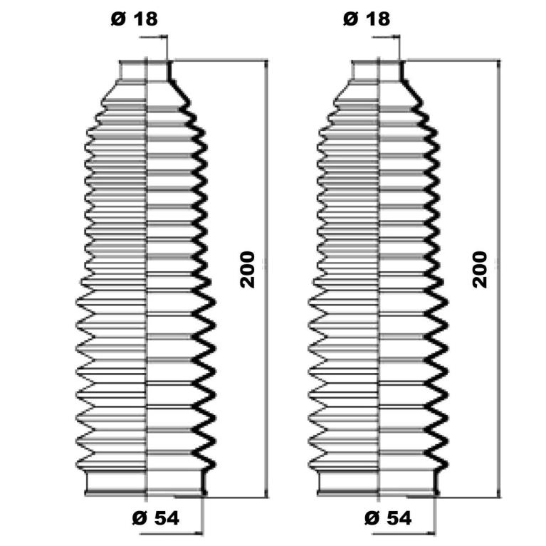 Fole de direção MOOG ref. K150082