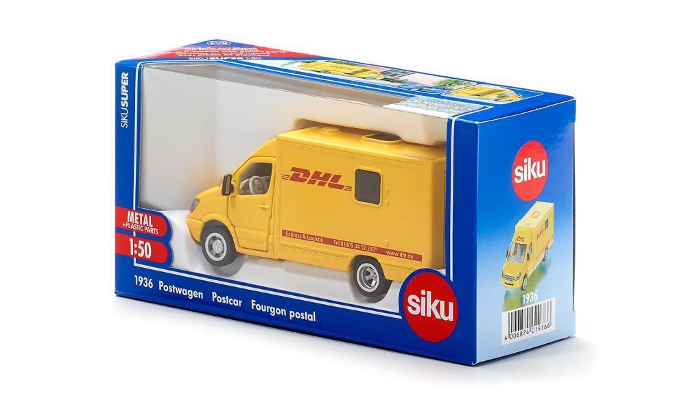 Camions, tracteurs, pompiers et petites voitures SIKU Fourgon postal - ref. 1936