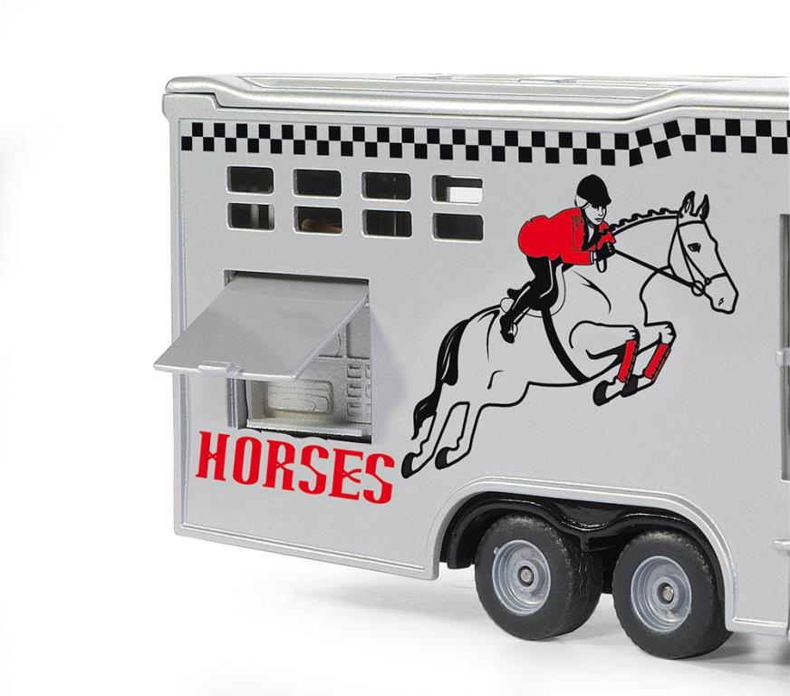 Camions, tracteurs, pompiers et petites voitures SIKU Camion transport chevaux - ref. 1942