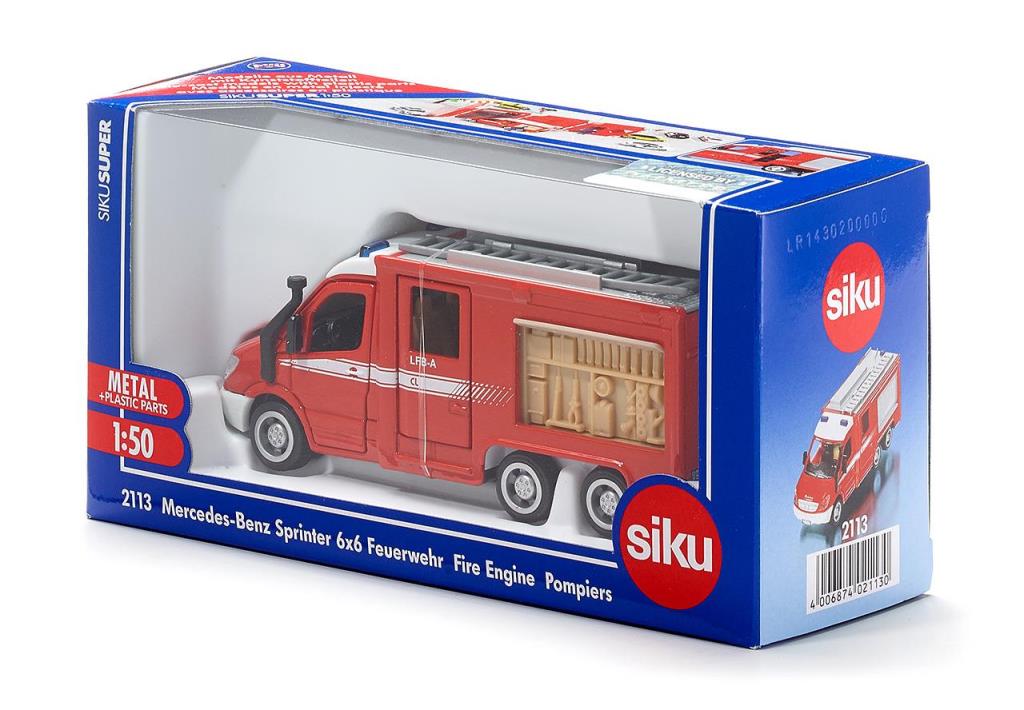 Camions, tracteurs, pompiers et petites voitures SIKU Camion pompier - ref. 2113