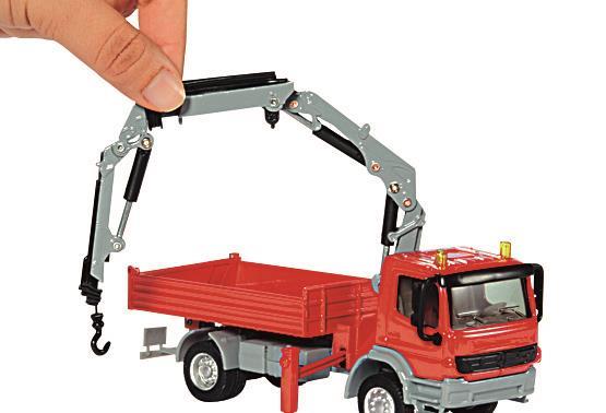 Camions, tracteurs, pompiers et petites voitures SIKU Mercedes Atego avec grue - ref. 3534