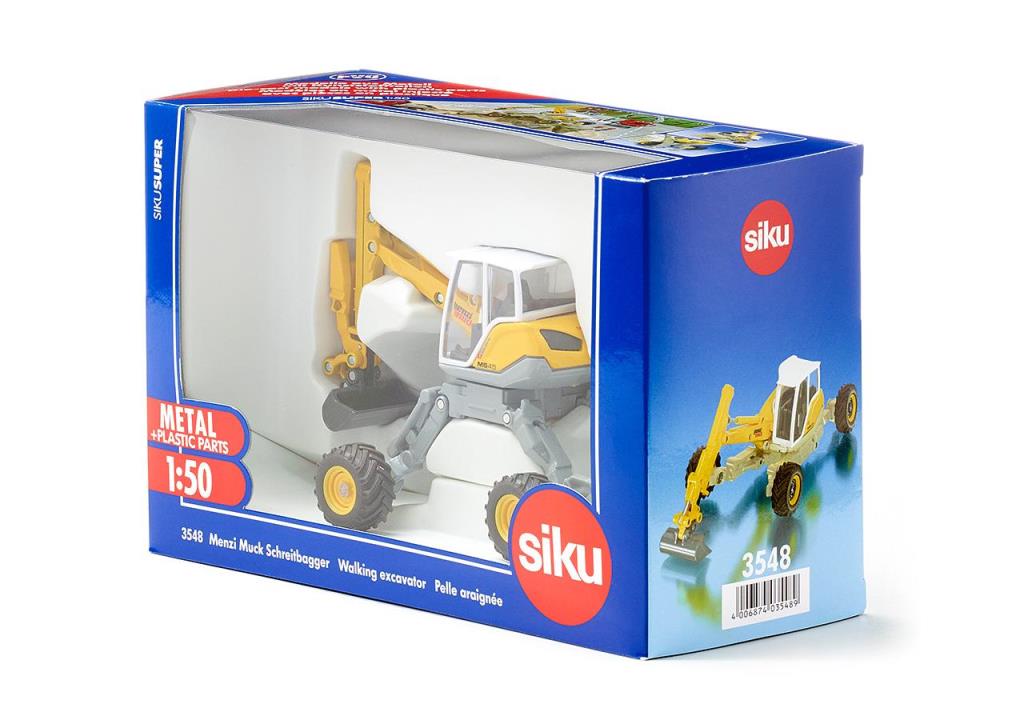 Camions, tracteurs, pompiers et petites voitures SIKU Menzi Muck Pelle araignée - ref. 3548