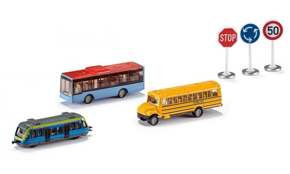 Camions, tracteurs, pompiers et petites voitures SIKU 3 transports urbains - ref. 6303
