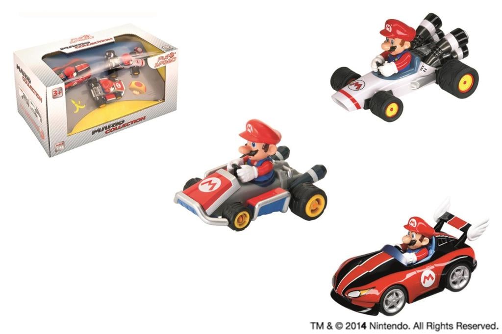 Camions, tracteurs, pompiers et petites voitures PULL & SPEED Mario - ref. 158 13009