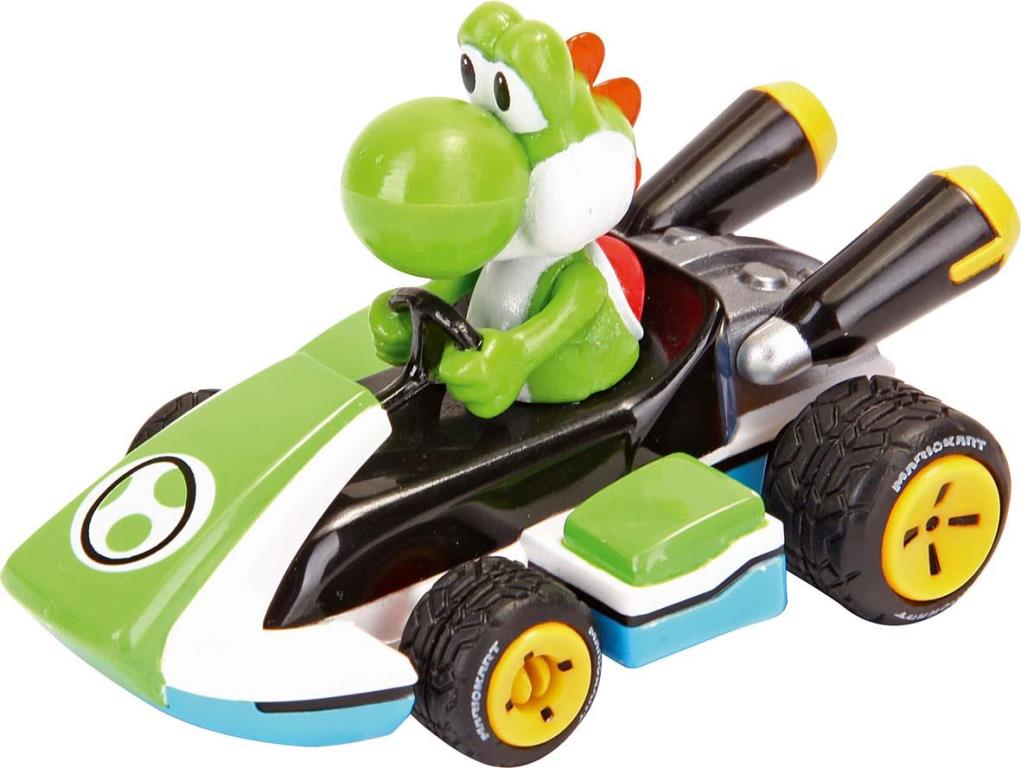 Camions, tracteurs, pompiers et petites voitures PULL & SPEED Mario, Luigi et Yoshi - ref. 158 13010