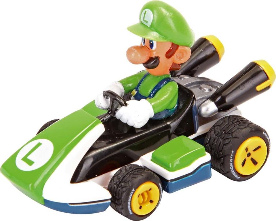 Camions, tracteurs, pompiers et petites voitures PULL & SPEED Mario, Luigi et Yoshi - ref. 158 13010