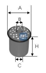 Filtre à carburant (Filtre à gasoil) UFI Filters ref. 24.389.00