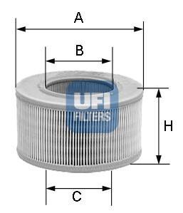 Filtre à air UFI Filters ref. 27.272.00
