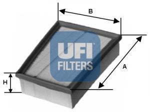 Filtre à air UFI Filters 30.157.00