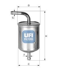 Filtro de combustível UFI Filters ref. 31.530.00