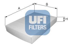 Filtro de habitáculo UFI Filters ref. 53.019.00