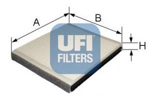Filtro de habitáculo UFI Filters ref. 53.051.00