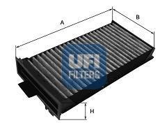 Filtro, aire habitáculo UFI Filters ref. 54.125.00