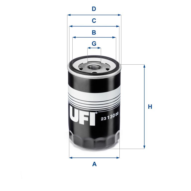 Filtro de aceite UFI Filters ref. 23.130.00