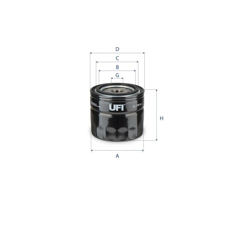 Filtre à huile UFI Filters ref. 23.139.00