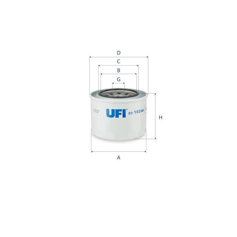 Filtre à huile UFI Filters ref. 23.182.00