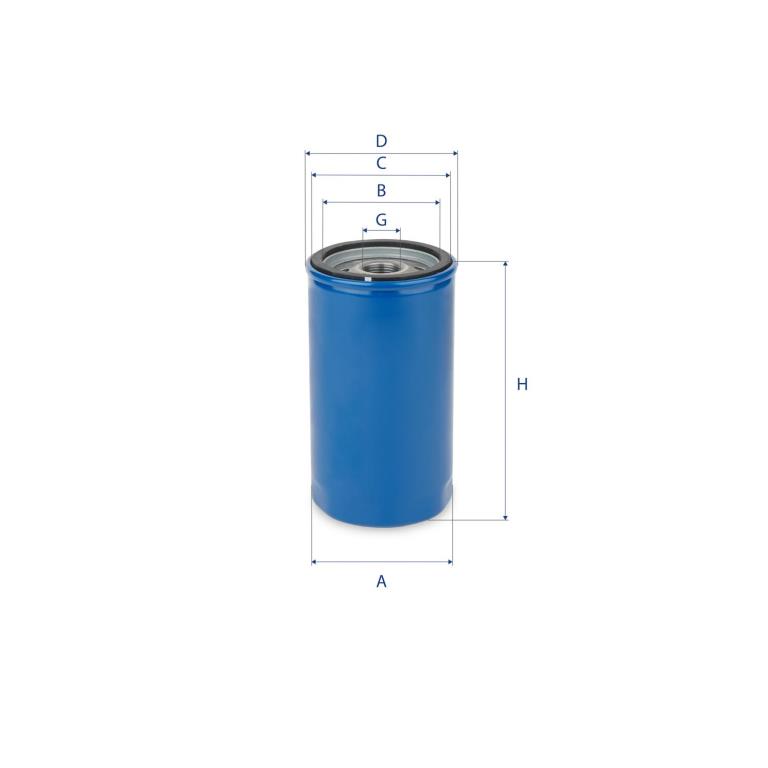 Filtre à huile UFI Filters ref. 23.212.00