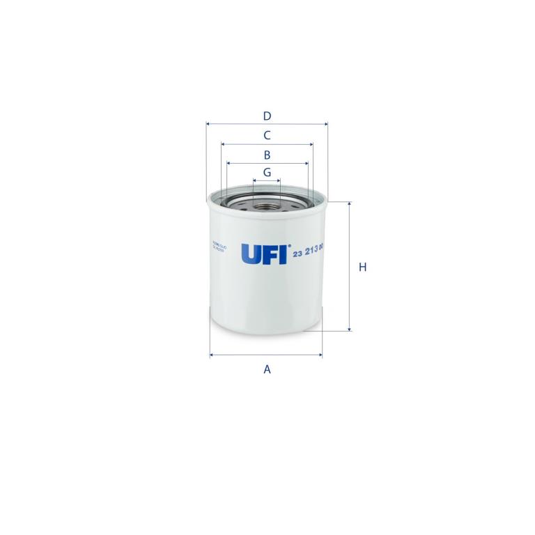 Filtre à huile UFI Filters ref. 23.213.00