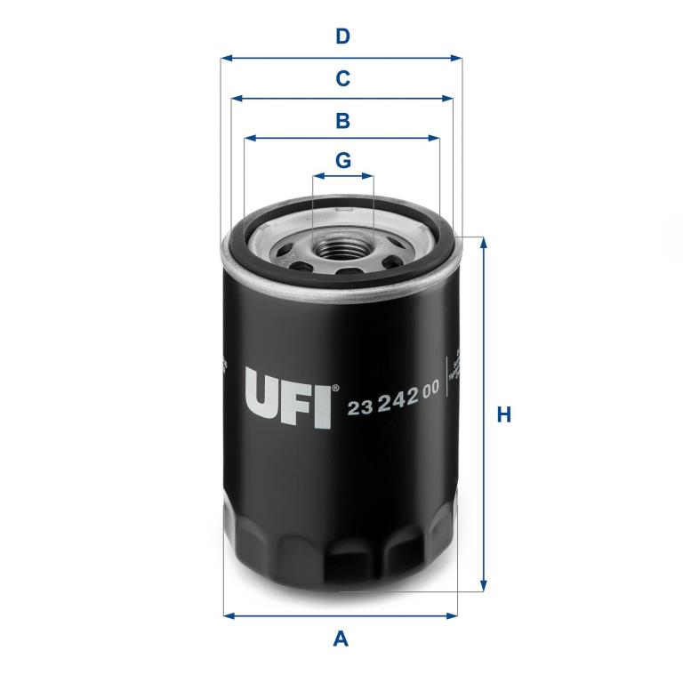 Filtre à huile UFI Filters ref. 23.242.00