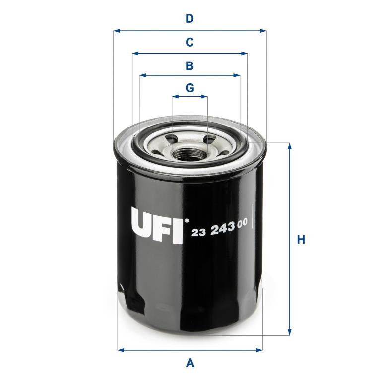 Filtre à huile UFI Filters ref. 23.243.00