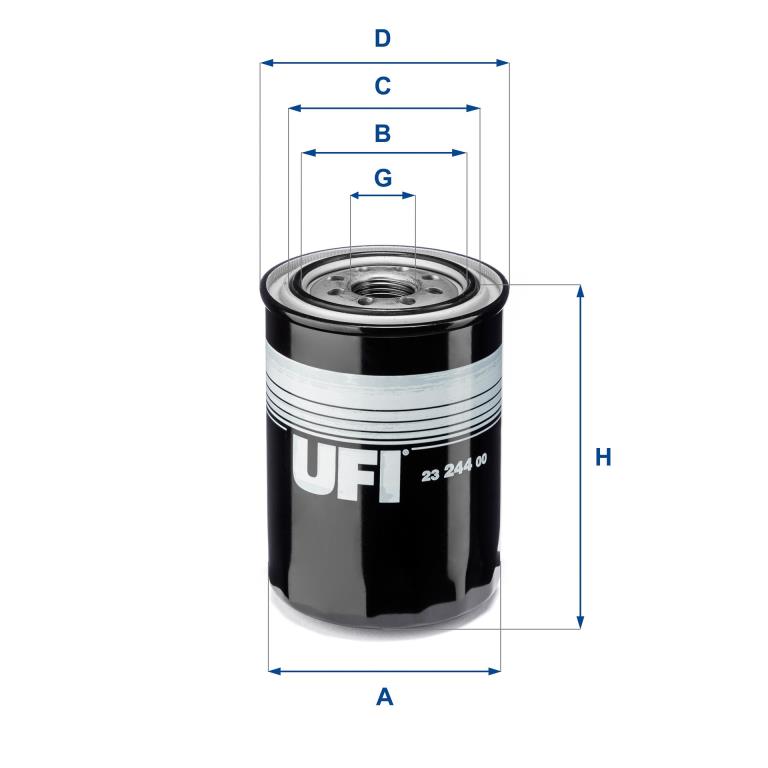 Filtre à huile UFI Filters ref. 23.244.00