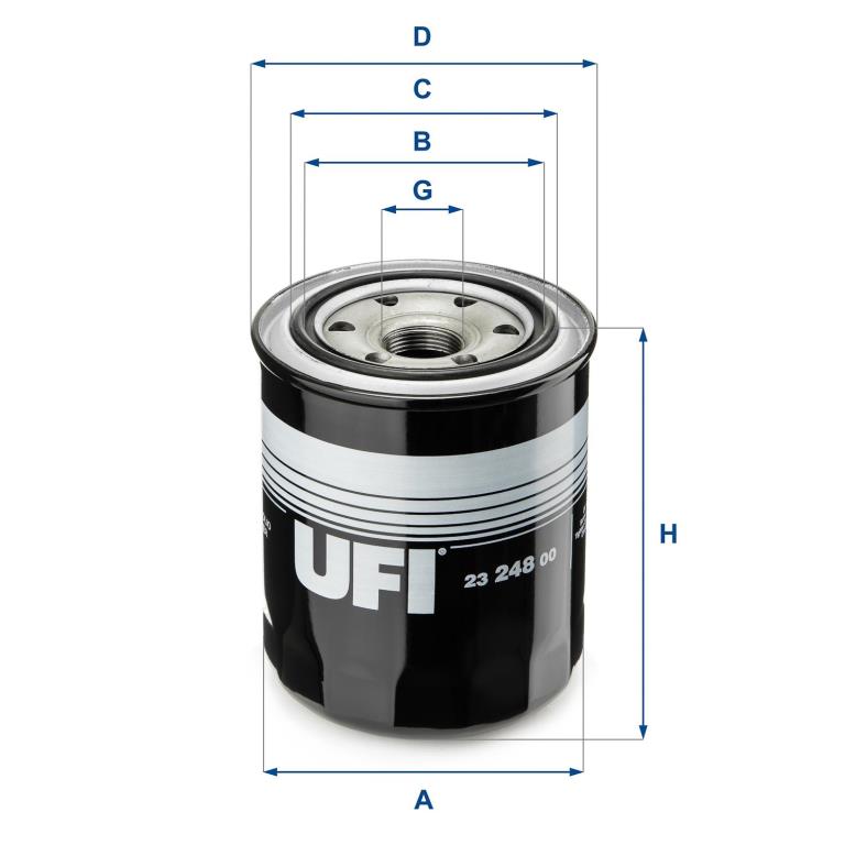 Filtre à huile UFI Filters ref. 23.248.00