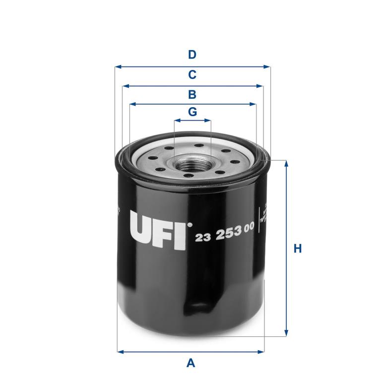 Filtre à huile UFI Filters ref. 23.253.00