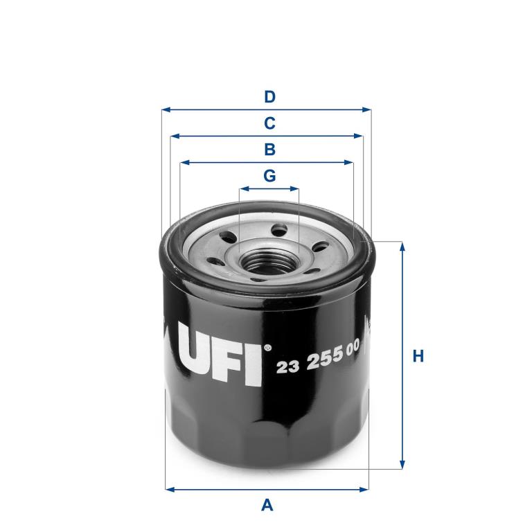 Filtro de óleo UFI Filters ref. 23.255.00
