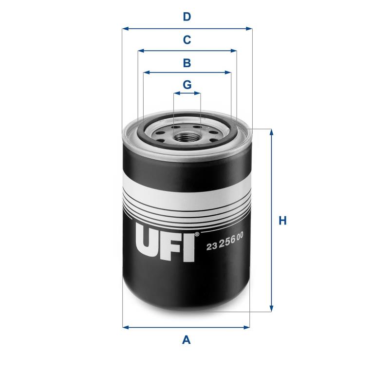 Filtre à huile UFI Filters ref. 23.256.00