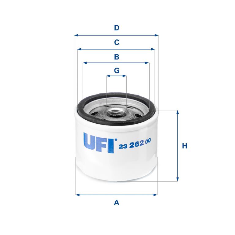 Filtre à huile UFI Filters ref. 23.262.00