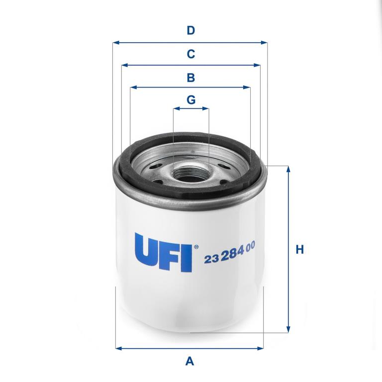 Filtre à huile UFI Filters ref. 23.284.00