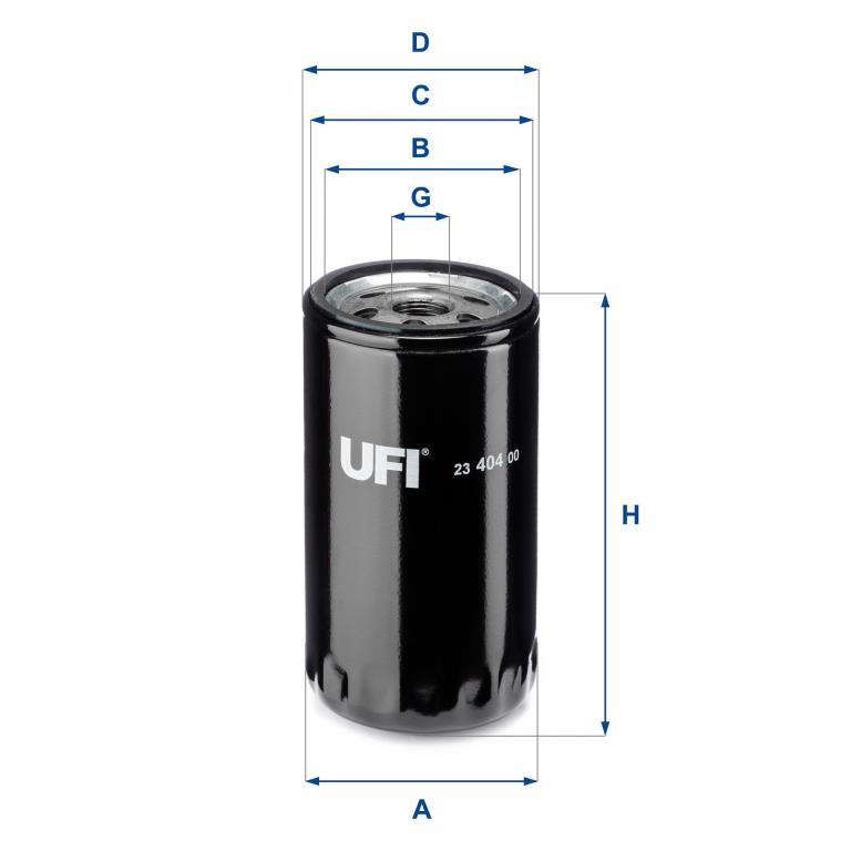Filtre à huile UFI Filters ref. 23.404.00