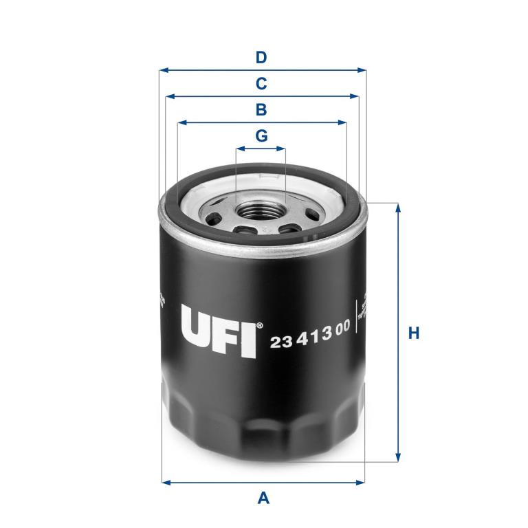 Filtre à huile UFI Filters ref. 23.413.00