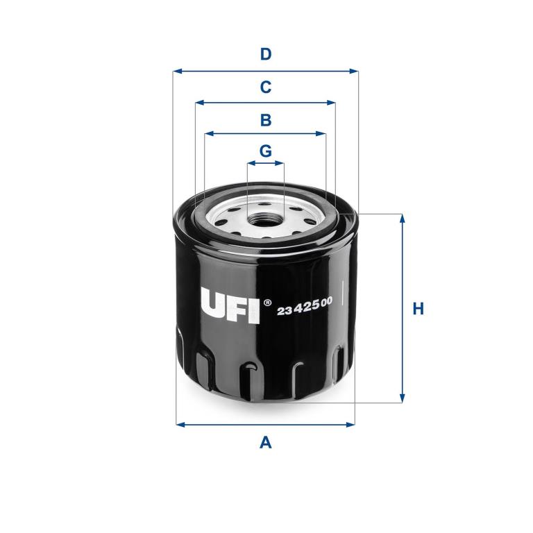 Filtre à huile UFI Filters ref. 23.425.00